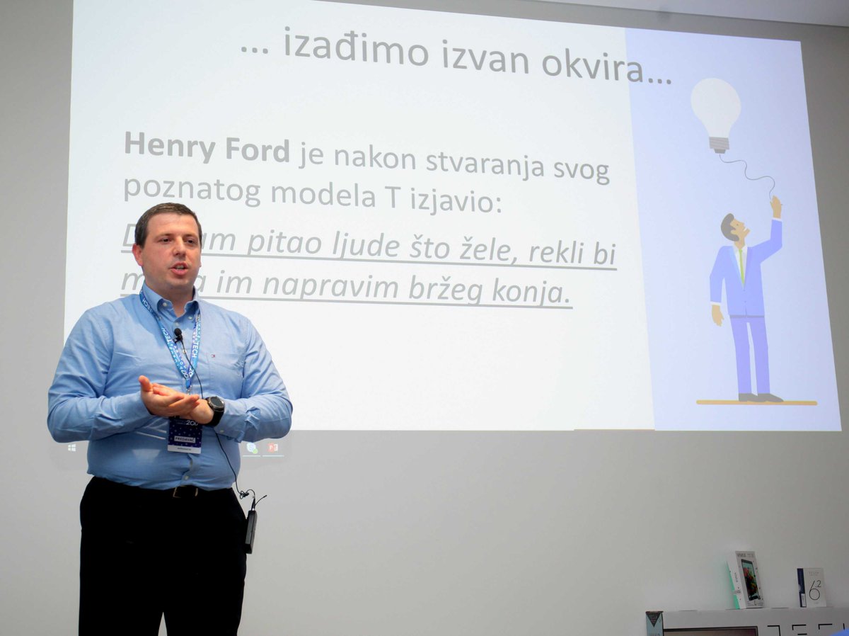 LanacoCompany's tweet photo. Kompanija KIMTEC i gospodin Goran Ružić su također održali zanimljivo predavanje na ovogodišnjoj #TechHosted by #LANACOCompany konferenciji. https://t.co/5pVUm99auW