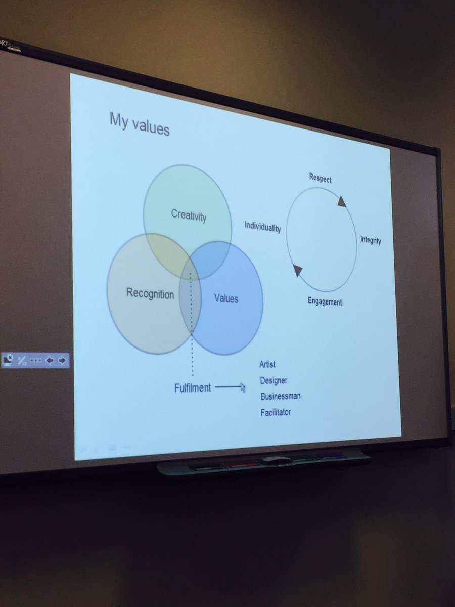 abi_wicks's tweet photo. 'I wish Mike was a lecturer. Such a genuine man and a great workshop' Comments from #cmweek17 career values workshop with @MikeSkidmore1 https://t.co/q9S4n1CzSq
