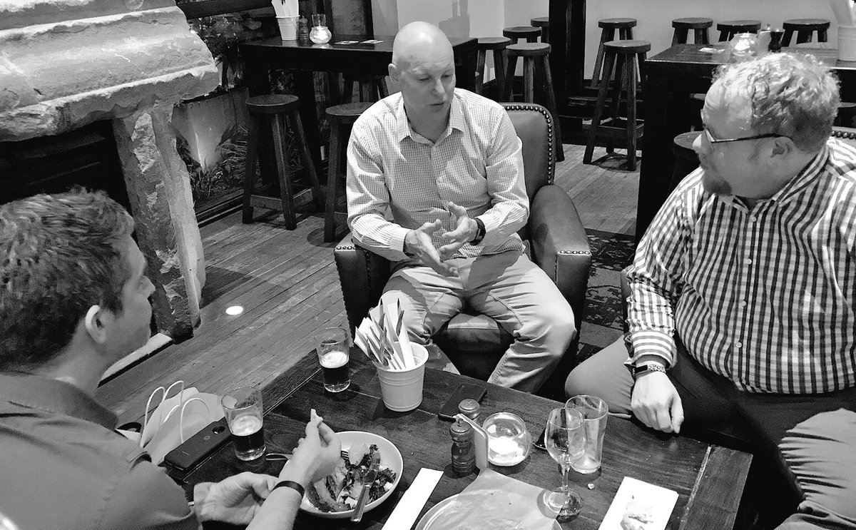 hollingsworth's tweet photo. These LEGENDS @BrasserieBread’s @mkbread, @nickonthemove and @kwbeck talking food &amp; tech #CelebrateTheSource #DifferentIsBetter #Thinkpad25 https://t.co/JbiZjT3atr