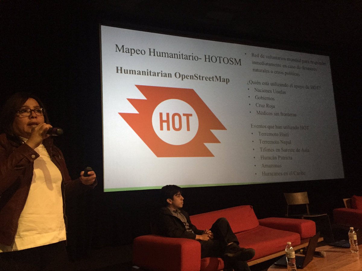 eLAC_CEPAL's tweet image. Miriam González compartiendo sobre Open Street Maps en #BigData4Dev @DatosGobMX @datapopalliance