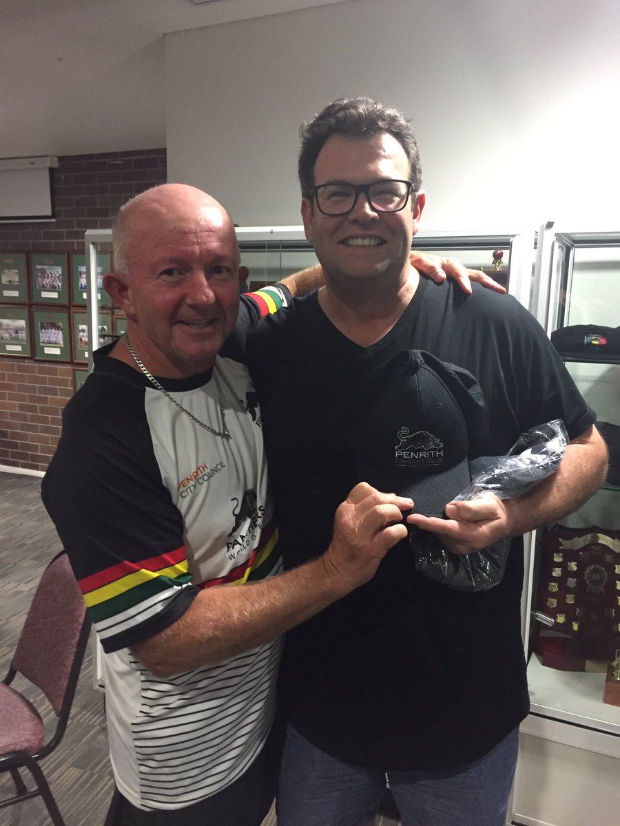Loved chatting to <a href="/PenrithCC/">Penrith Cricket Club</a> last night! <a href="/gotcha4_life/">Gotcha4Life</a> <a href="/ManUpTVSeries/">Man Up TV Series</a> great young men and some old boys!