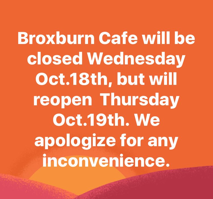 BroxburnCafe's tweet photo. https://t.co/UWrTuNPAeq