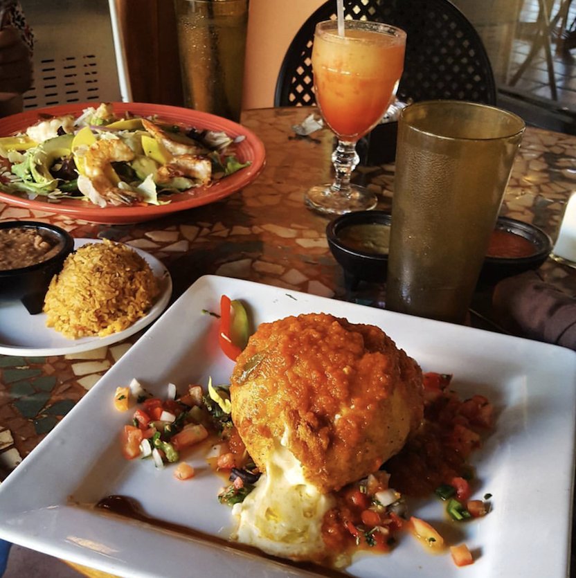 Only at <a href="/cafeadobe/">Cafe Adobe</a> can you find a stuffed avocado with melting cheese!
•
📷: @petereaj