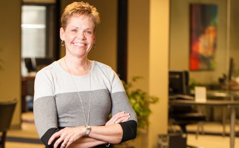 CronkiteAgency's tweet photo. Yesterday, Chief Quality Officer of #WestGroup Research Kathy DeBoer spoke w/ #PR Lab students about researching target audience's behaviors https://t.co/9PDlvMlHog