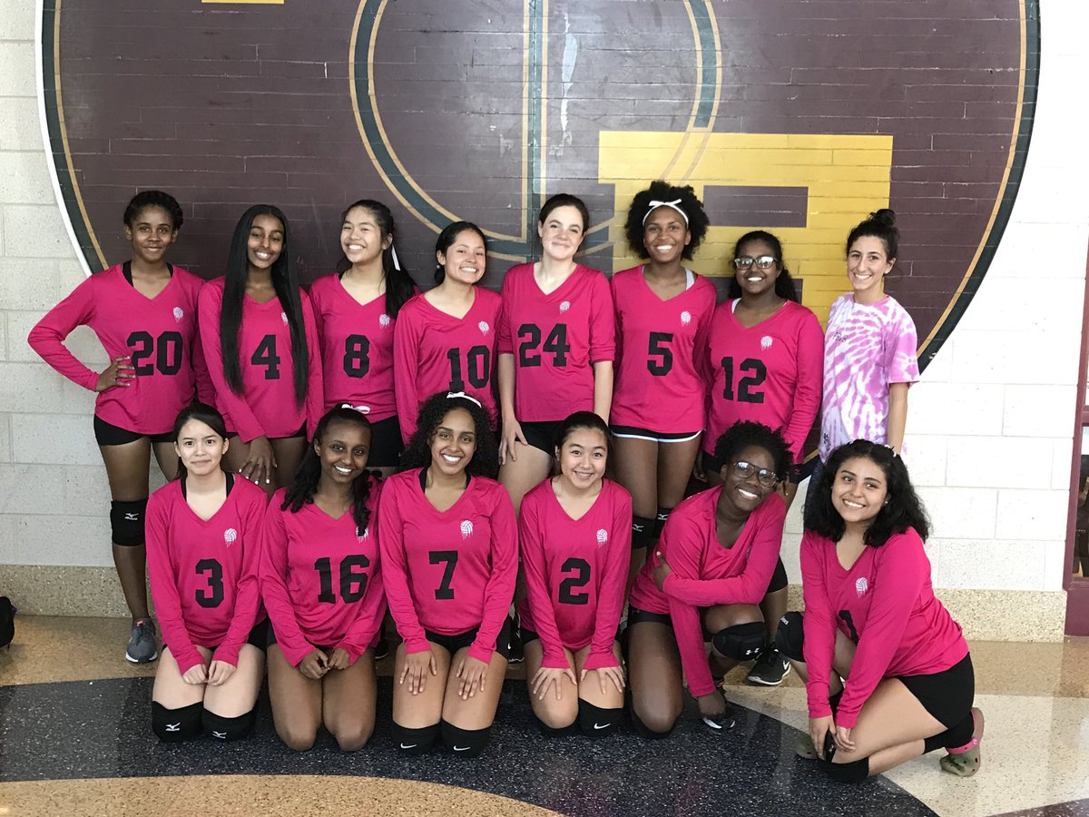 pbhs_sports's tweet photo. Dig Pink game vs QO! #PBVB repping the pink to help bring awareness to Cancer Research! https://t.co/fEmIlT6B4B