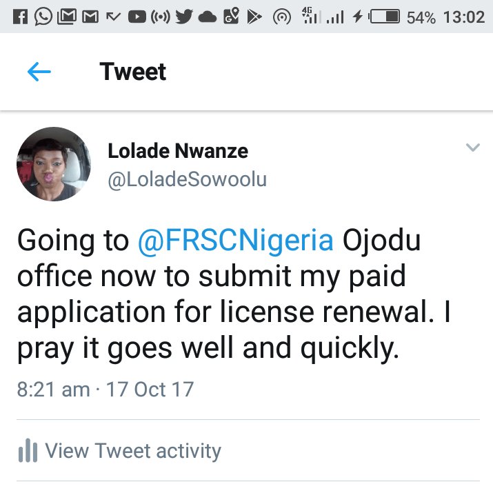 LoladeSowoolu's tweet photo. Renewing Driver’s License in Nigeria: Steps to take https://t.co/fnurIC6Wrp https://t.co/tantXq2j9n