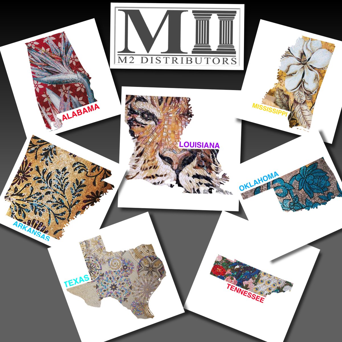 M2Distributors's tweet image. Proudly Serving The Following States as the Exclusive #SICIS Vetrite Dealer! #MIIDistributors #FineItalianSurfacingForTheAmericanHome