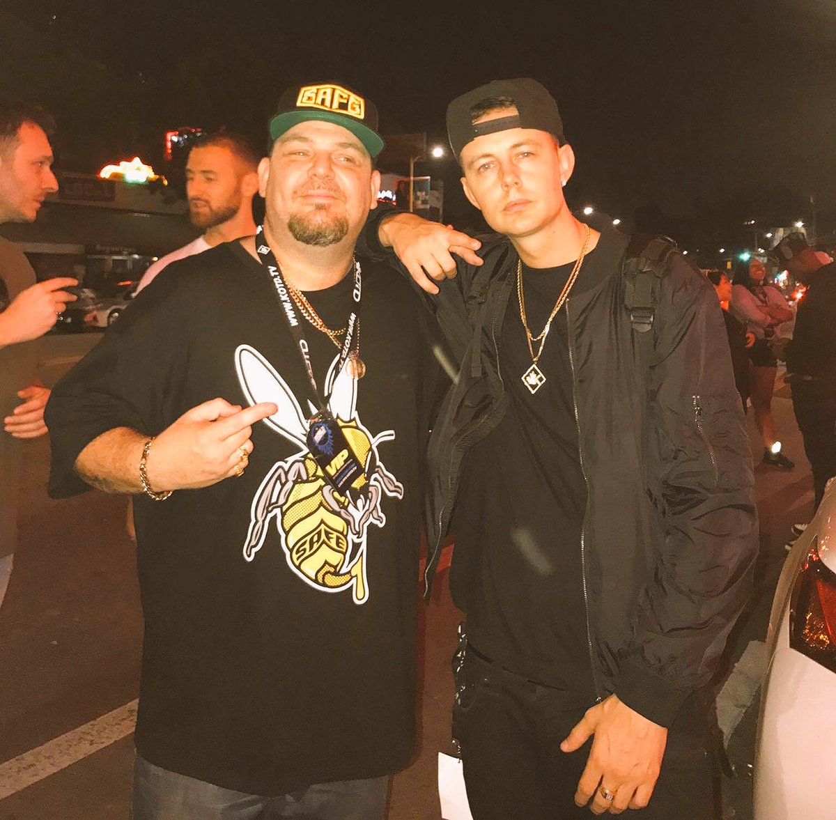 OrganikHipHop's tweet photo. My guy @Restless710 came all the way from Australia to LA &amp; now to Toronto for #WD7!! #LEGEND https://t.co/cm55PgrOuE