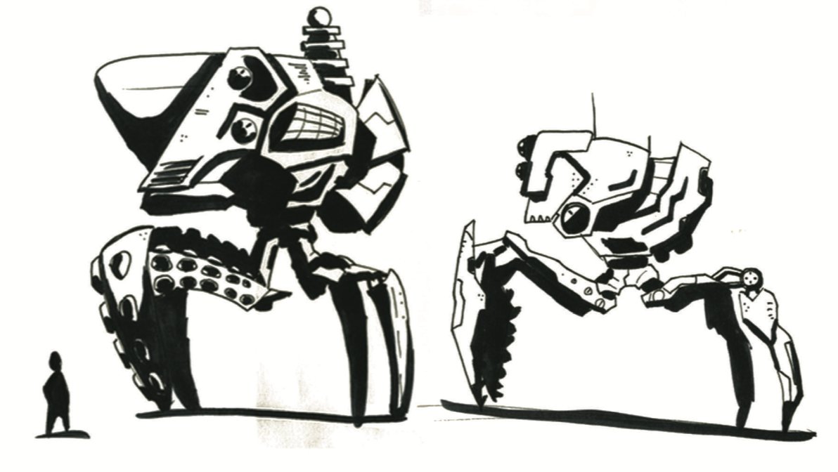 Robot profiles while experimenting with Black and white for #Inktober. Robots are the bomb.