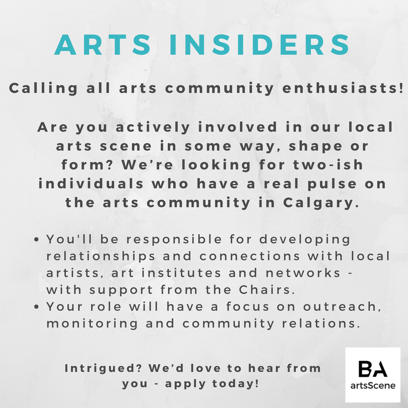 artsScene Calgary tweet media