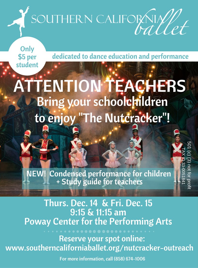 SoCalBallet's tweet photo. EXCELLENT Field Trip Opportunity for school children. We are also booking senior groups and special needs groups.
https://t.co/h1nK6P0h8v https://t.co/uTHdmyl4xS