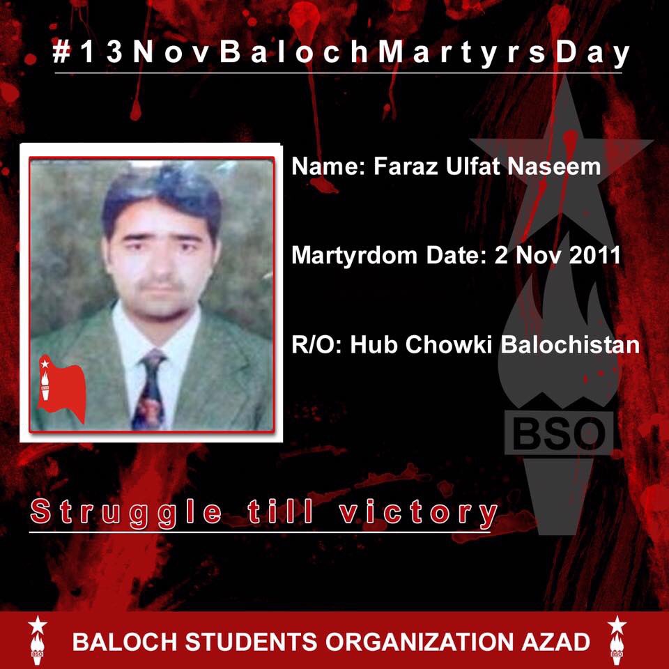 BSO__AZAD's tweet photo. #13NovBalochMartyrsDay
#Lasbella #Balochistan https://t.co/cFWzob2p7s