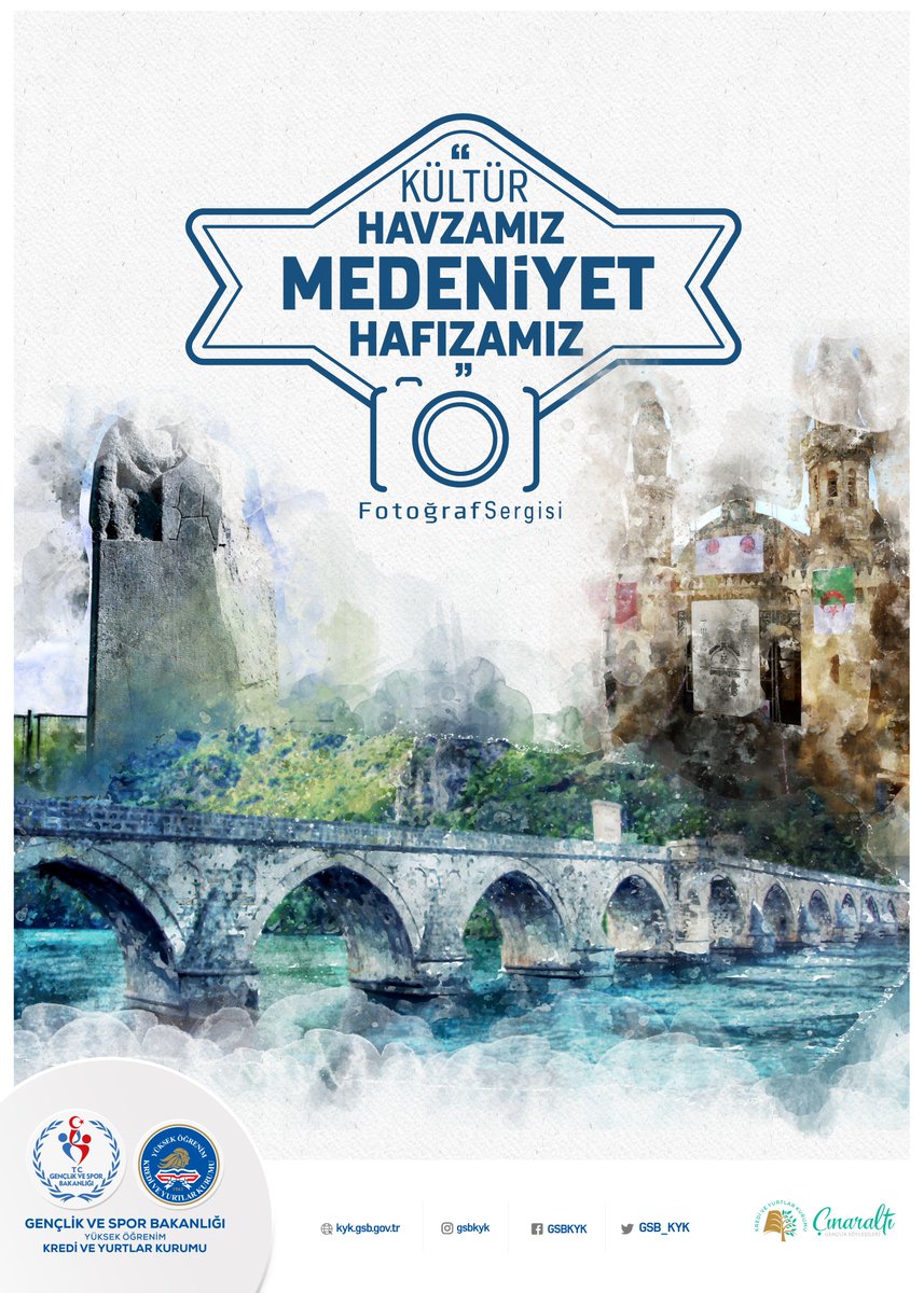 GSB_KYGM's tweet photo. “Kültür Havzamız Medeniyet Hafızamız” fotoğraf sergisi ecdadımızın Moğolistan’dan Bosna’ya inşa ettiği mimari eserleri gözler önüne serecek. https://t.co/IjyrgRPrrA