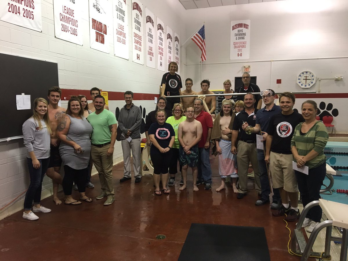 Senior Night for the swim team!