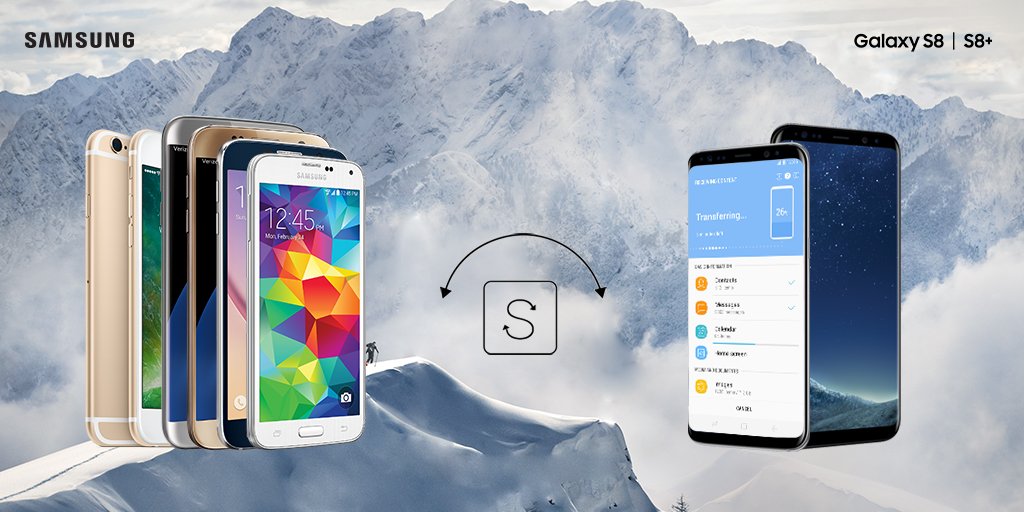 SamsungPromos's tweet photo. Smart switch lets you easily transfer what's important.
Plus, trade-in and save big on a #galaxyS8 or #galaxyS8+.
https://t.co/4zA2ORlmRd https://t.co/A9buVBfnUN