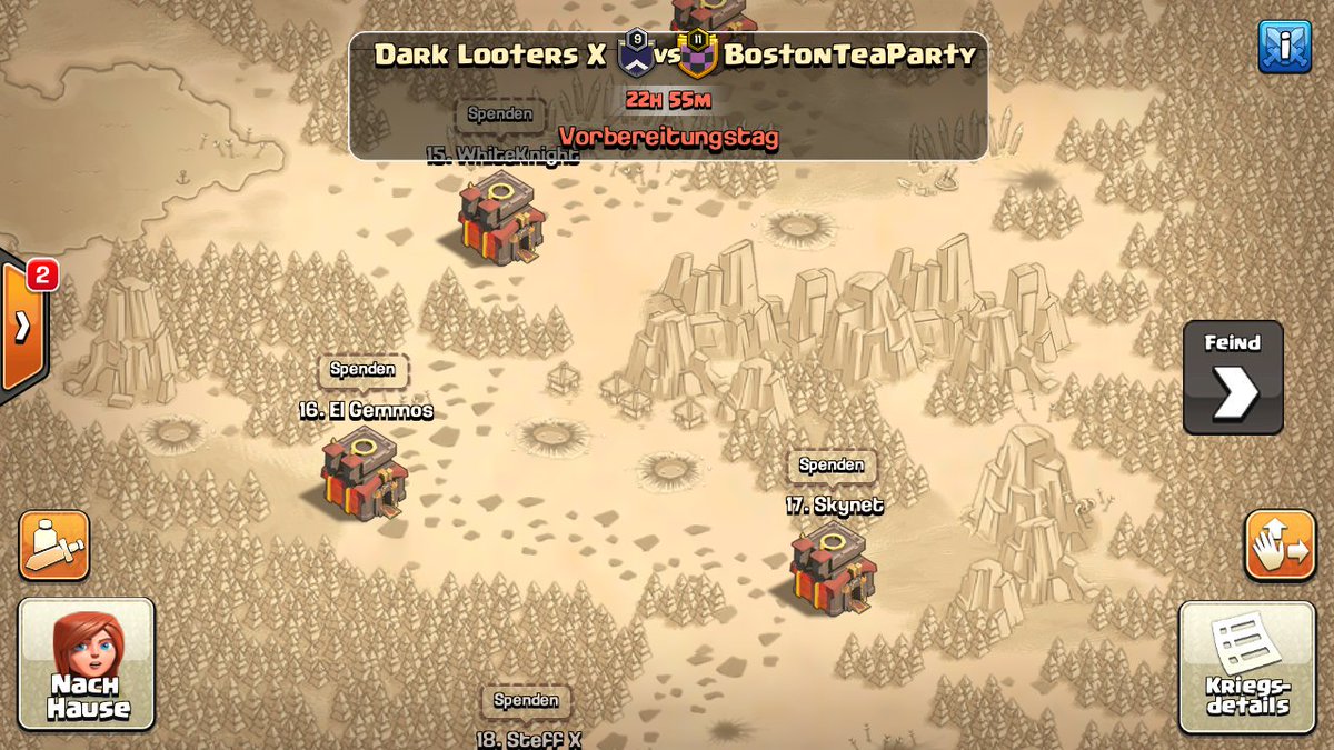 DarkLootersX's tweet photo. Nice Random war against @BTP_CoC and @Klaus_media 😍 We are looking forward for this one💪 5/12 vs 5/11 so unfortunately uneven😅 GL🍀🍀🍀 https://t.co/nk1KOxX3hH