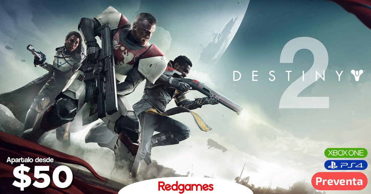 redgamesmx's tweet photo. Ven a @redgamesmx  y aparta las preventas de los juegos que estas esperando.
#Destiny https://t.co/ULdyDg9Eit