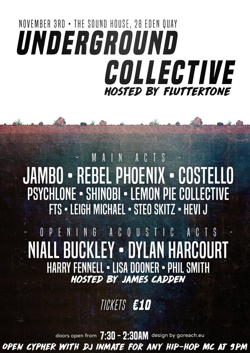 FlutterTone's tweet photo. BOOM here is the biggest event in Irish Hip Hop this year -> #irishhiphop #biggestevenireland https://t.co/ixbN24JfQo https://t.co/g5bLgaSwEN