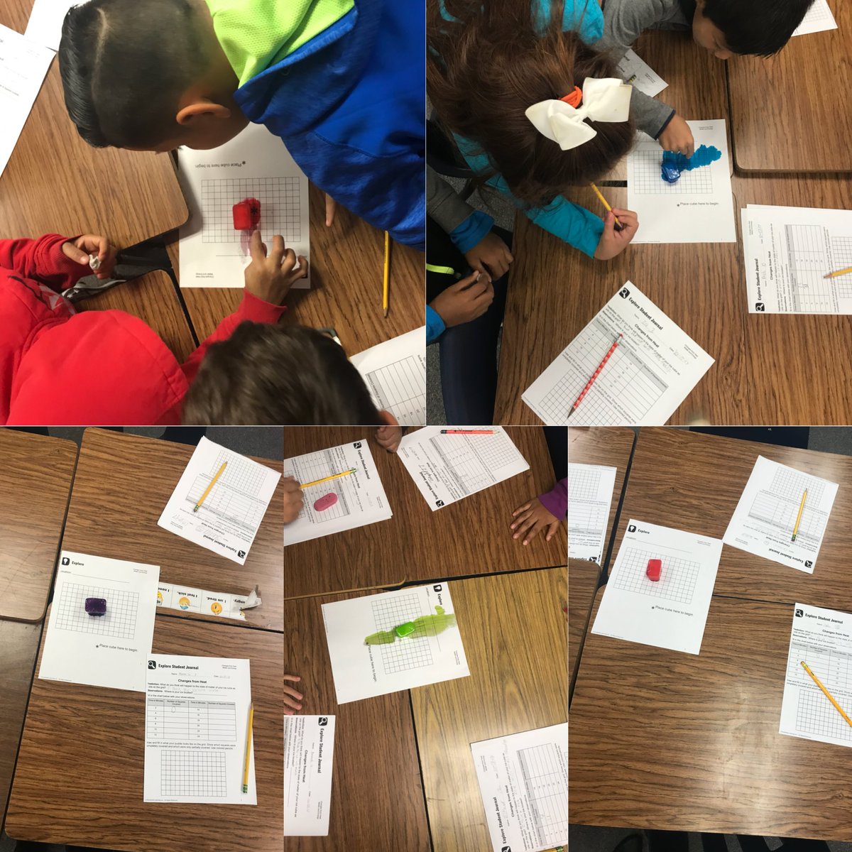 mrshayot's tweet photo. Observing and recording changes in matter! @HedrickES https://t.co/yVXaZdSAzM