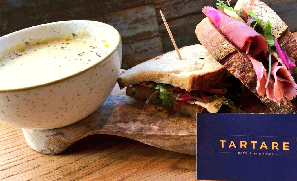 tartaregalway's tweet photo. Introducing our soup and sandwich combo (€10) 

Mon to Sat 11am to 5pm!

#coffeetime #galway #seaweed #sourdough #weareallbornmad https://t.co/tivMhIWReO