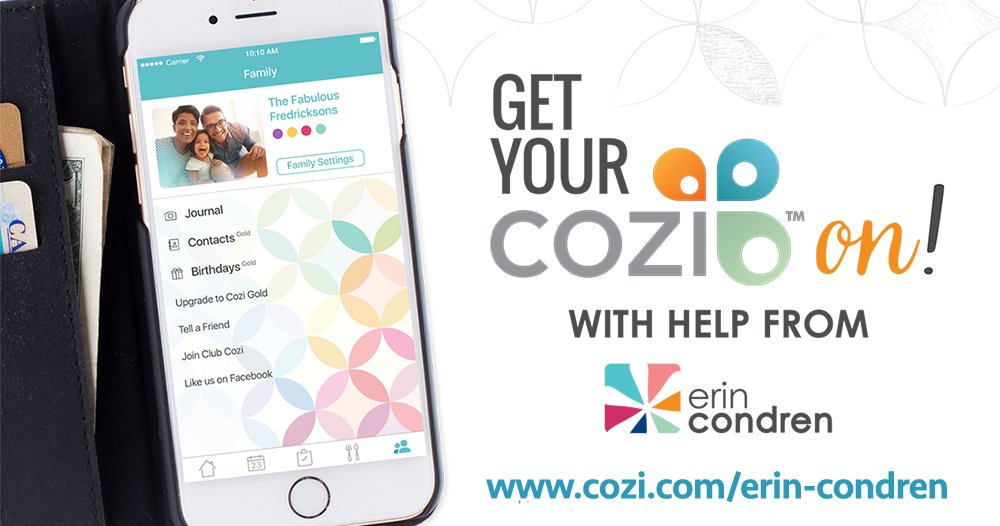 ryannemwatson's tweet photo. Get organized with Cozi - now available in the signature look from #ErinCondren! @CoziFamily @ErinCondren #promo - https://t.co/gaphMEpgqP https://t.co/JTEnvUsjiv