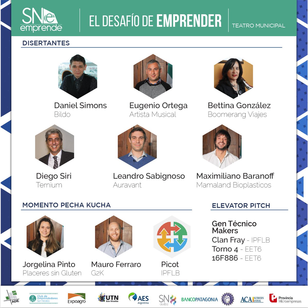 snemprende's tweet photo. El jueves 19 llega #SNemprende con invitados que te van a revolucionar las ideas 🚀 Inscribite: https://t.co/WxlisWwr8E #ArgentinaEmprende https://t.co/QjHCvYOrAf