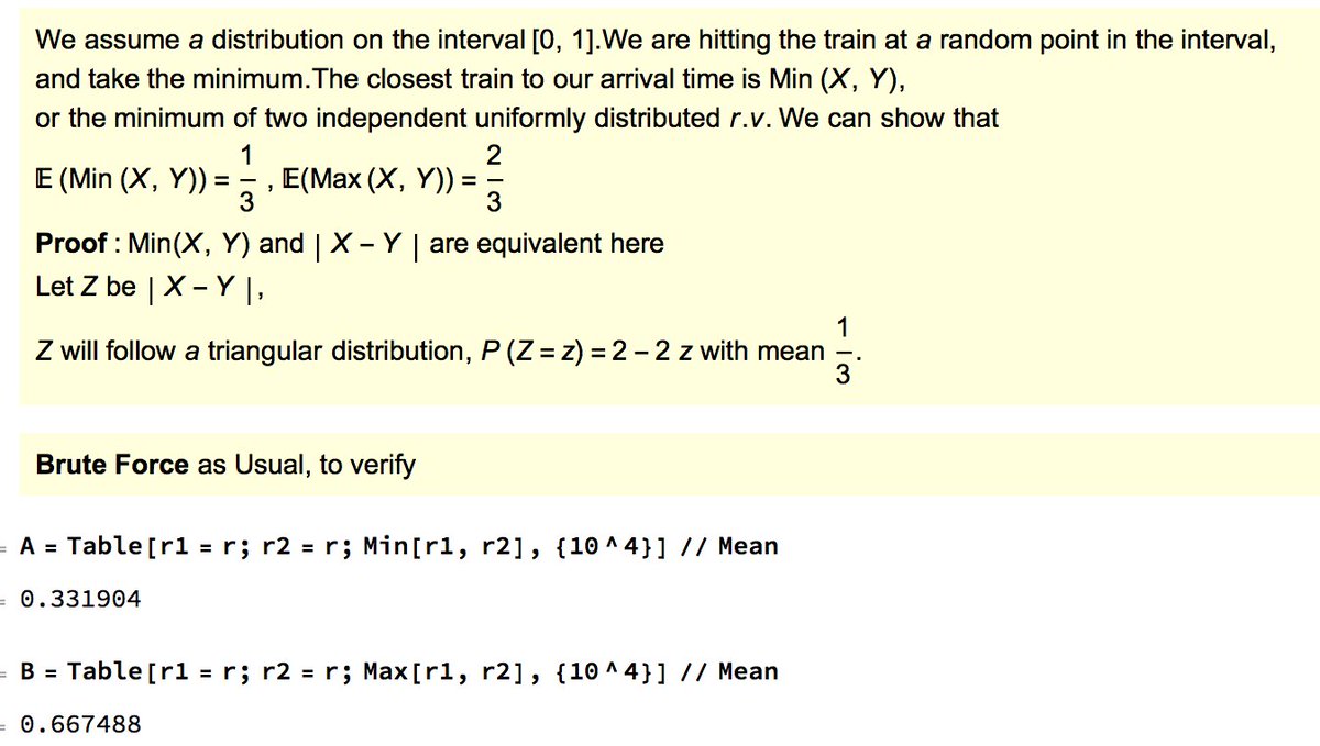 Nassim Nicholas Taleb Sorry Didn T Pay Attention To The Question You Want The Process For Which E X E Y