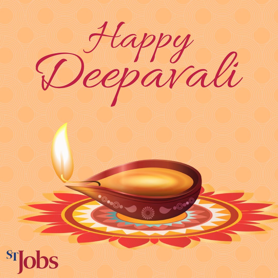 STJobs wishes you a Happy Deepavali! Have a joyous celebration with your family and loved ones.