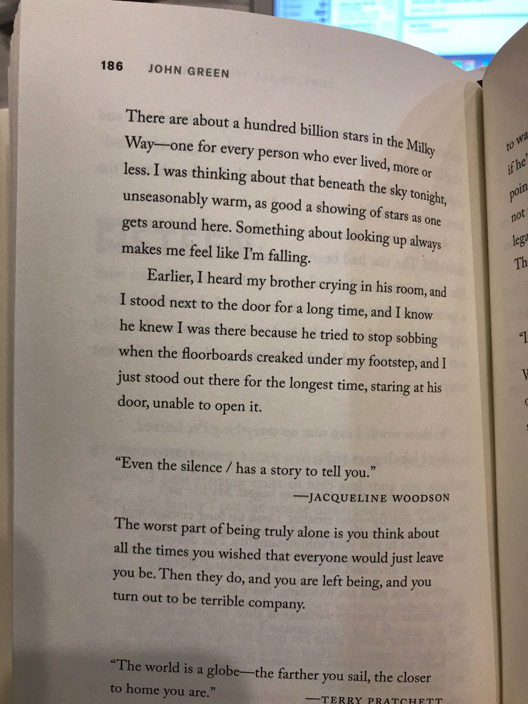 JackieWoodson's tweet image. Not the only reason I love @johngreen. But one of the many. #turtlesallthewaydown