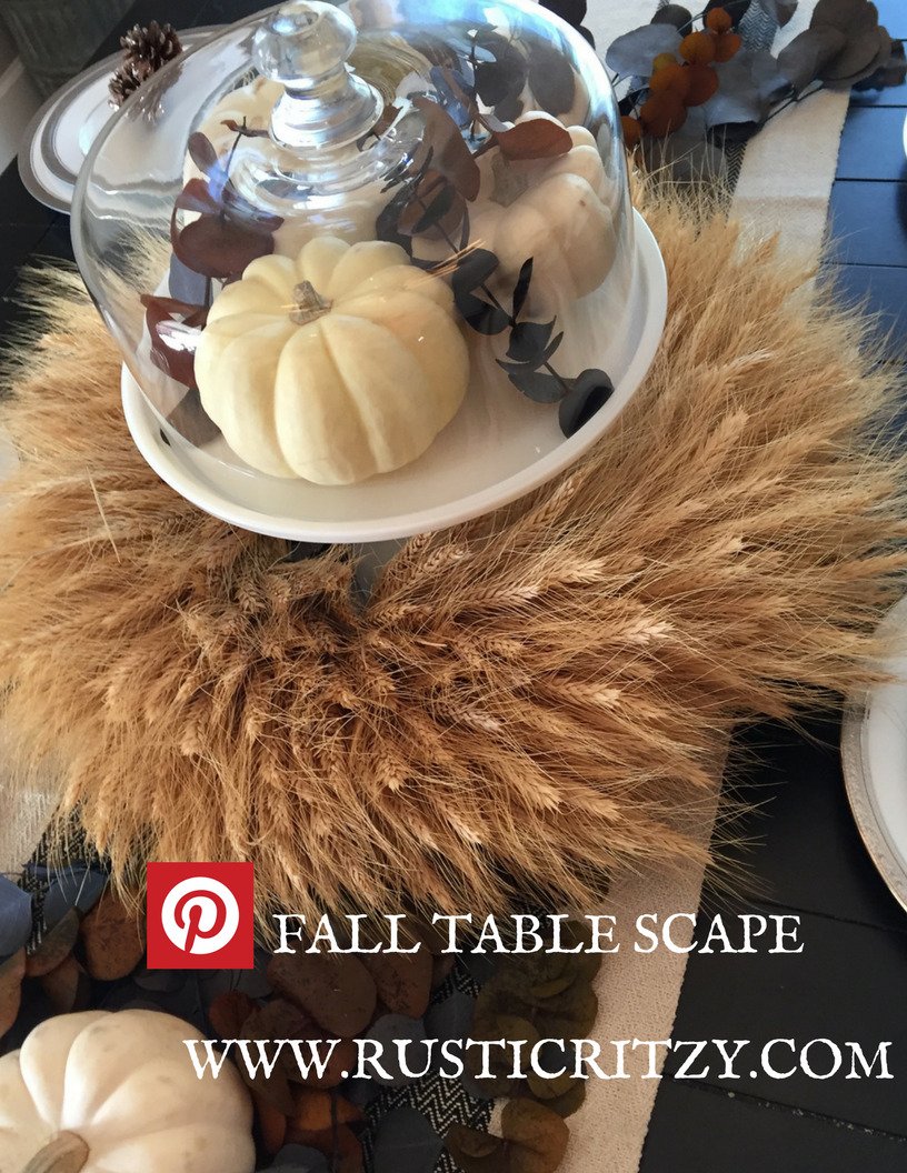 RusticRitzy's tweet image. Thanksgiving and Fall Table Reveal at RusticRitzy.com