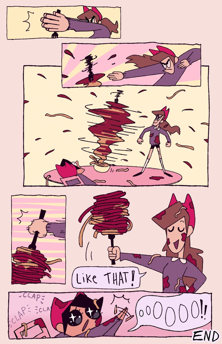 fork and knife comic for class ?✌️ 