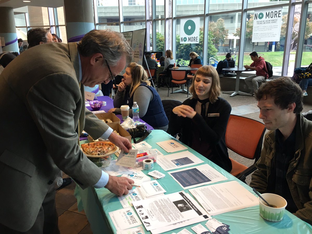 BC's student leaders hosted a 'No More' event to raise awareness about domestic violence &amp; sexual assault. nomore.org