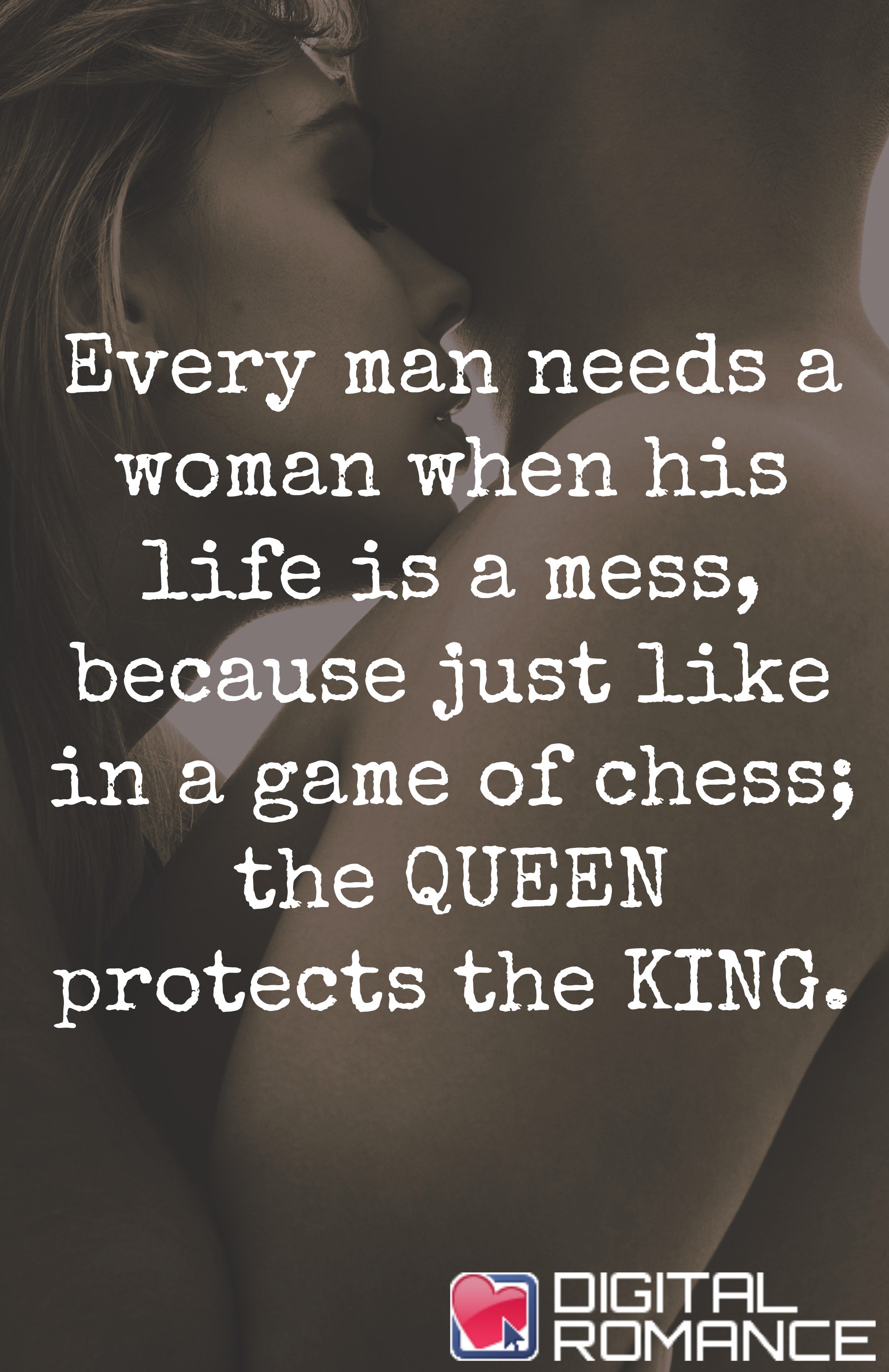 This Queen & Her King Just like in the game of chess This