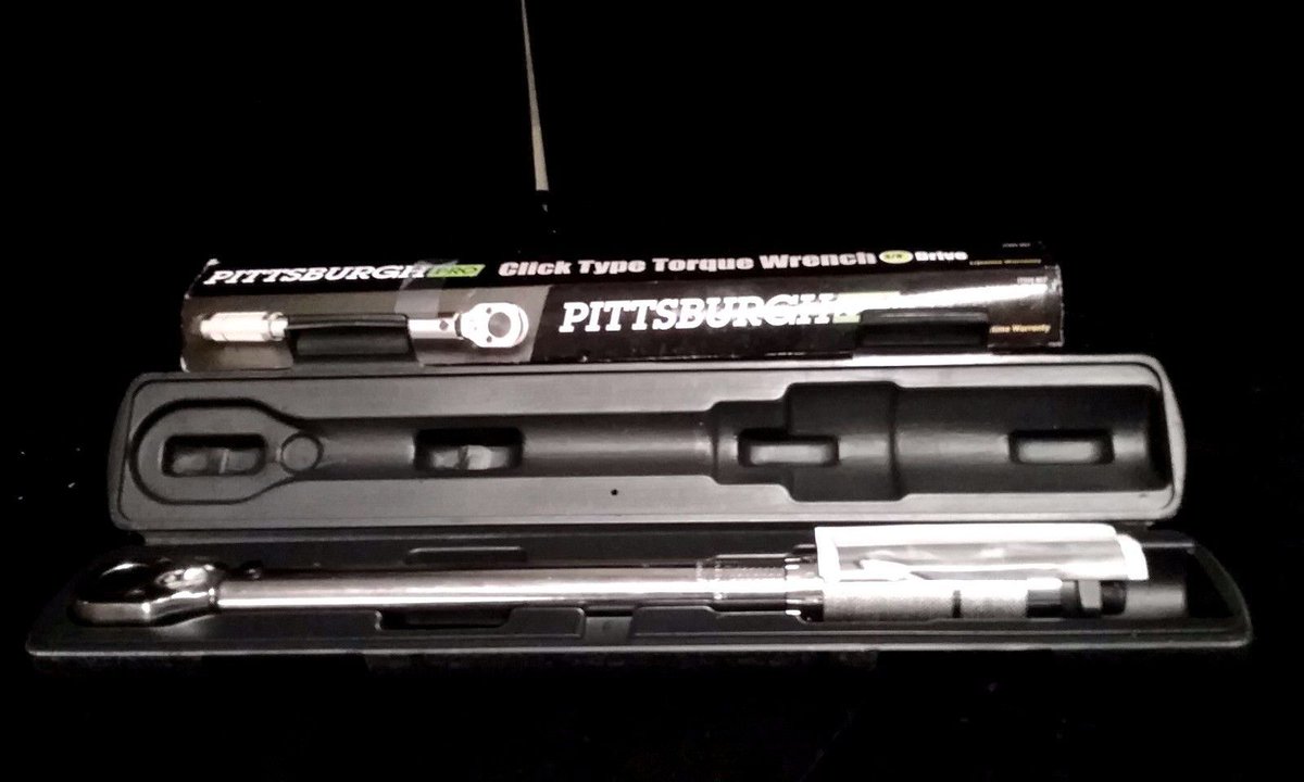 wil30225's tweet photo. Torque Wrench Drive Pittsburgh Pro Adjustable Click Reversible Type W/Case 3/8” https://t.co/NDjjacF8db #SDLive #ToolzDay #tools #powertools https://t.co/w8FqA0kbBa