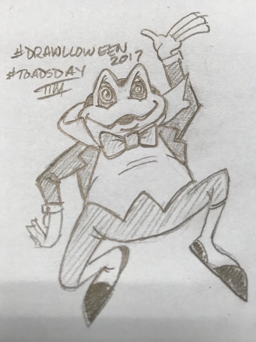 KordIndustries1's tweet photo. #Drawlloween2017 #Toadsday #MrToad https://t.co/oXMsbz6KIS