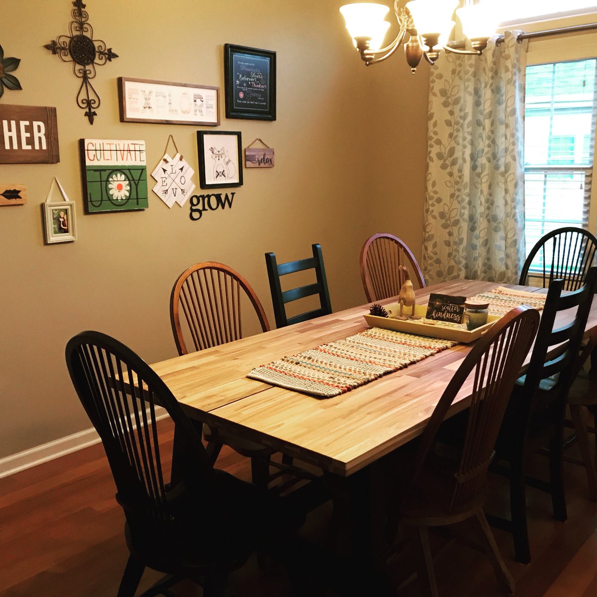 New table...can’t wait to break it in on Thanksgiving! <a href="/jimcha/">jcch</a> #lovehim #spoiled
