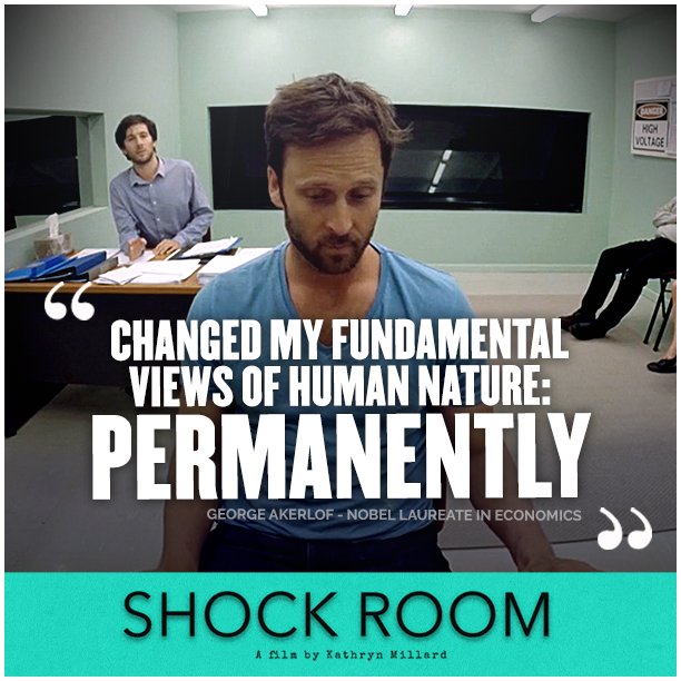 ShockRoomFilm's tweet photo. It's not often you have to reevaluate everything. Shock Room asks you to do just that.#ShockRoomFilm #StanleyMilgram https://t.co/tEZhGQWM4j https://t.co/NkbOlCQoxH