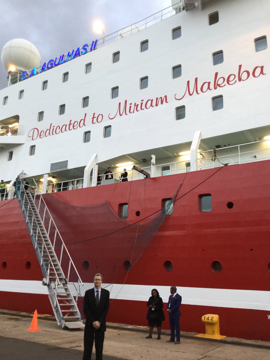 dnrosenblum's tweet photo. At IORA mtg in Durban,  visited research ship, the Alguhas II. Lvs tomorrow on first journey up EAfrican coast. IO is least studied ocean. https://t.co/hH5HrOruoW
