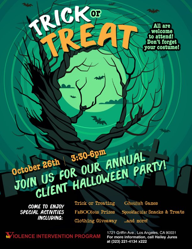 VIP_Cares's tweet photo. Volunteers needed for our Halloween party Thurs. Oct. 26th, 2pm-7pm &amp; for setup on Sun. Oct. 22nd, 9am-3pm
Email us @ hjures@vip-cmhc.org :) https://t.co/xFn1TuDfH2