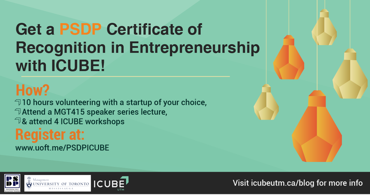 IcubeUTM's tweet photo. HEY UTM, get a PSDP Certificate of Recognition in Entrepreneurship with @IcubeUTM and @ManagementUTM!! Register: https://t.co/1YqQQaDW2l ✨ https://t.co/29fyjKY9C4