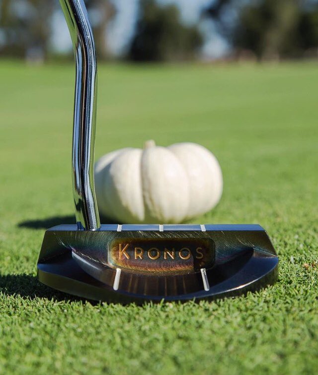 Our friends <a href="/KronosGolf/">Kronos Golf</a> getting in the mood for #Halloween #golf #pumpkin