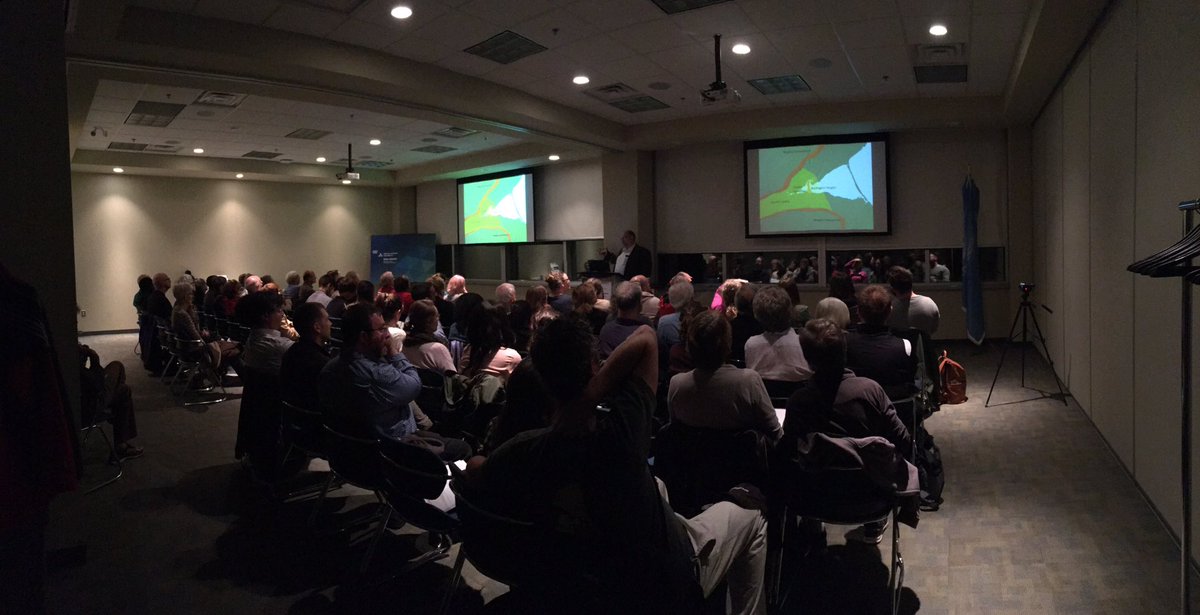 UNUINWEH's tweet photo. Great turn out tonight at @MIP_Hamilton for Dr David Galbraithโs talk on #CootesParadise #AnotherDrop #HamOnt https://t.co/FMxzDVj6IR