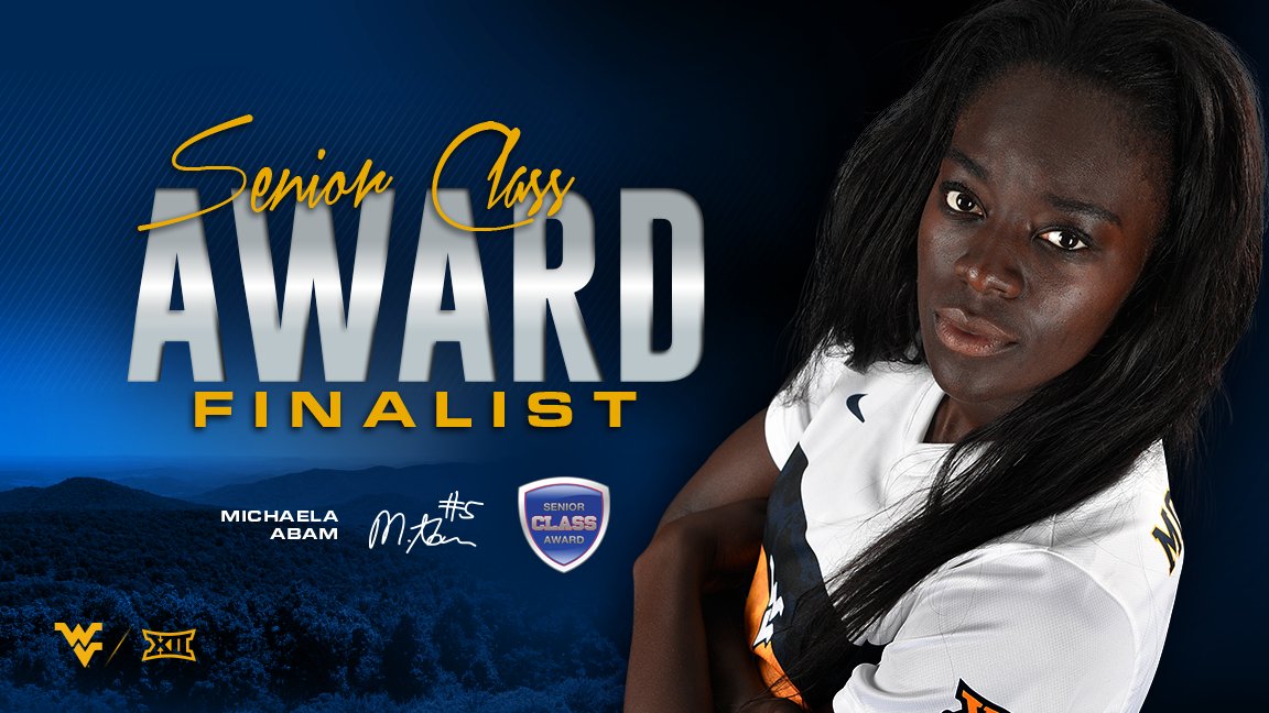 wvuwomenssoccer's tweet photo. Fans - don't forget to vote for Michaela Abam for the 2017 Senior CLASS Award! Voting open thru Nov. 20! | https://t.co/ImvQPfHGPt #HailWV https://t.co/Oz87EycXBj