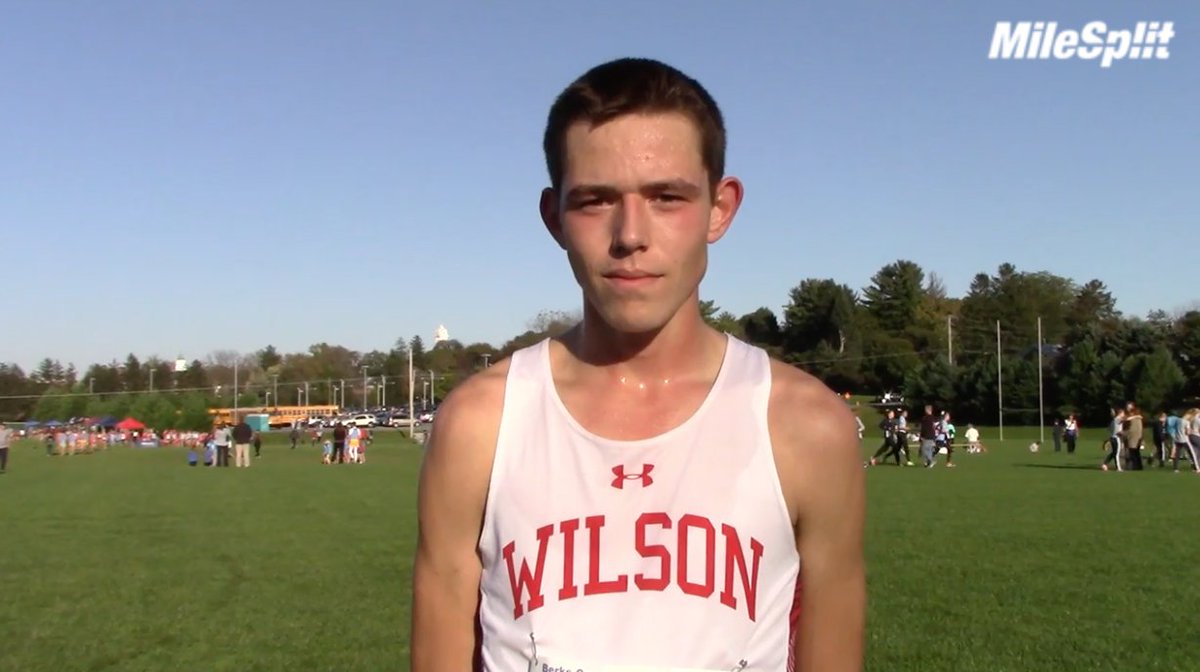 PennTrackXC's tweet photo. After back-to-back runner-up finishes, Wilson's Jake Underwood took first in Berks County.

Interview: https://t.co/O9mUU6UteZ https://t.co/J7SUxzUlbu