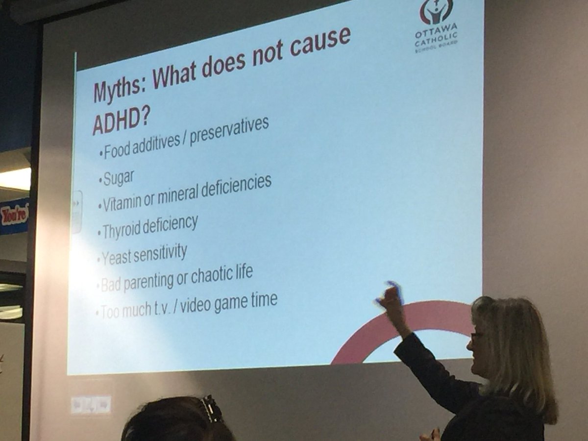 Myths: What does not cause ADHD?
