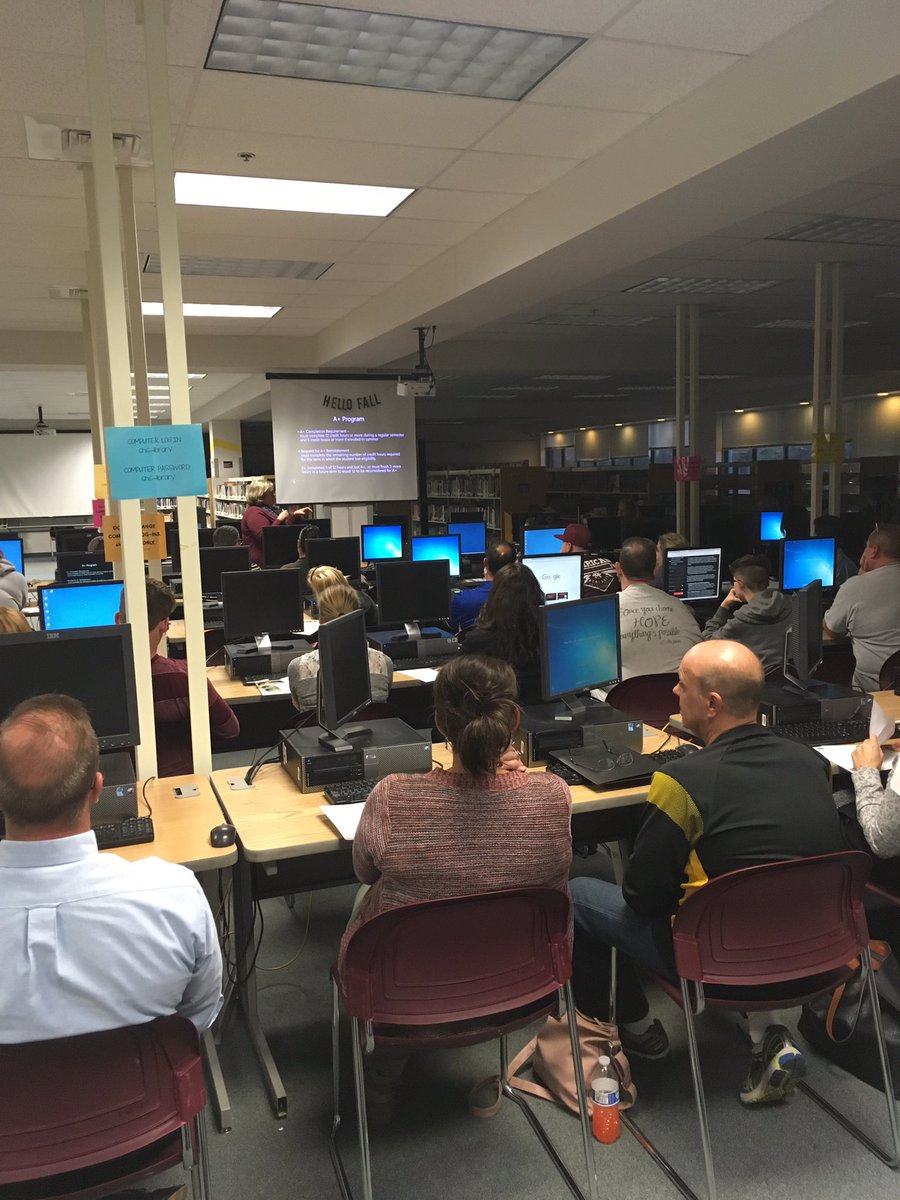 Full library for SHS Speaker Series: College 101, part 2 (FASFA). Seckman families planning for college! Well worth the time. #ManyPawsOnePride