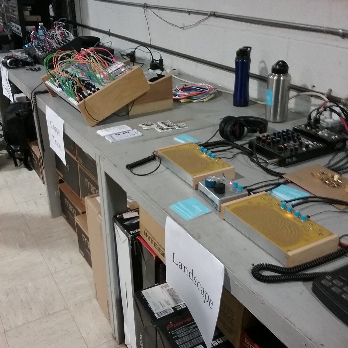 Had a great time hanging out at <a href="/ThreeWaveMusic/">Three Wave Music</a> yesterday for the first Modular Mini-Event. The shop is amazing! #eurorack #synthshop