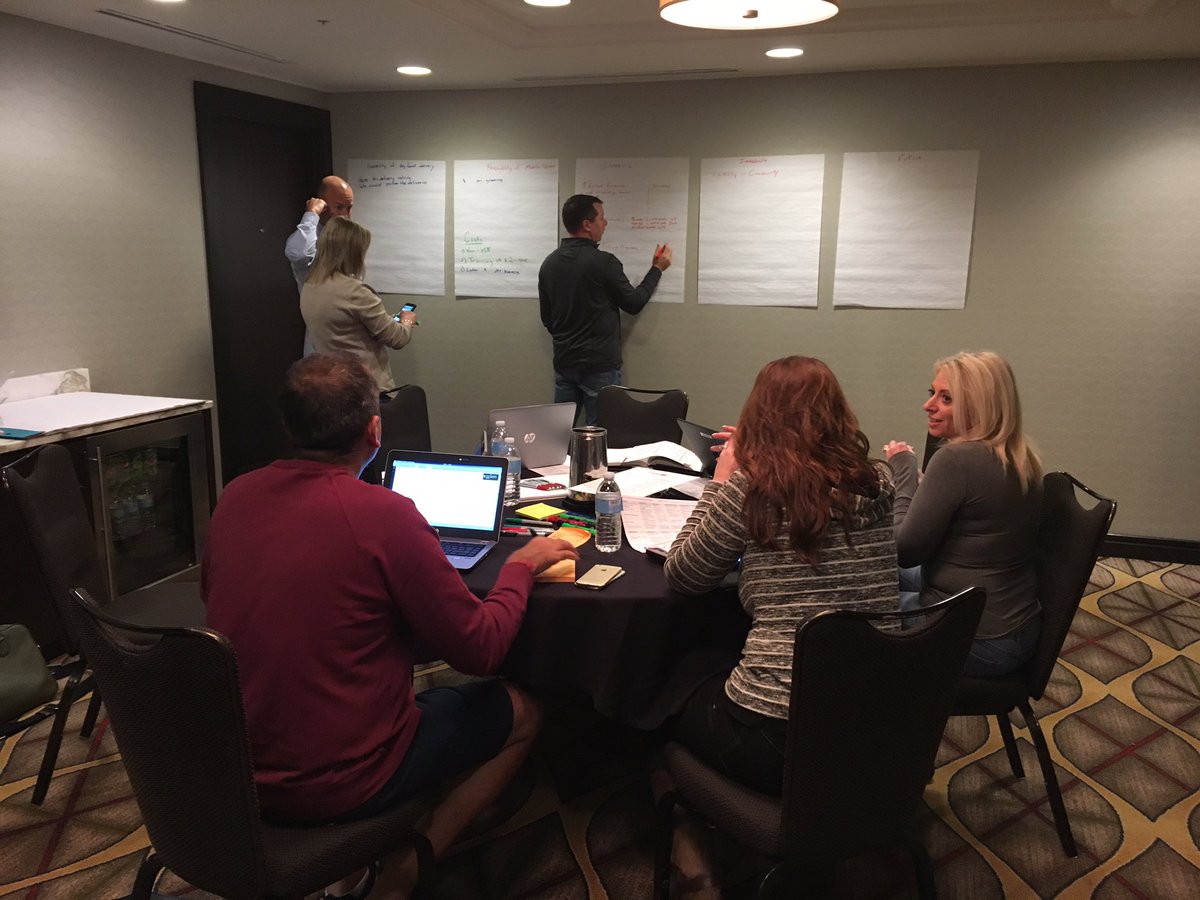 aimrcoco's tweet photo. War room in full swing! #EDP2018 https://t.co/NrLBbXoJEz