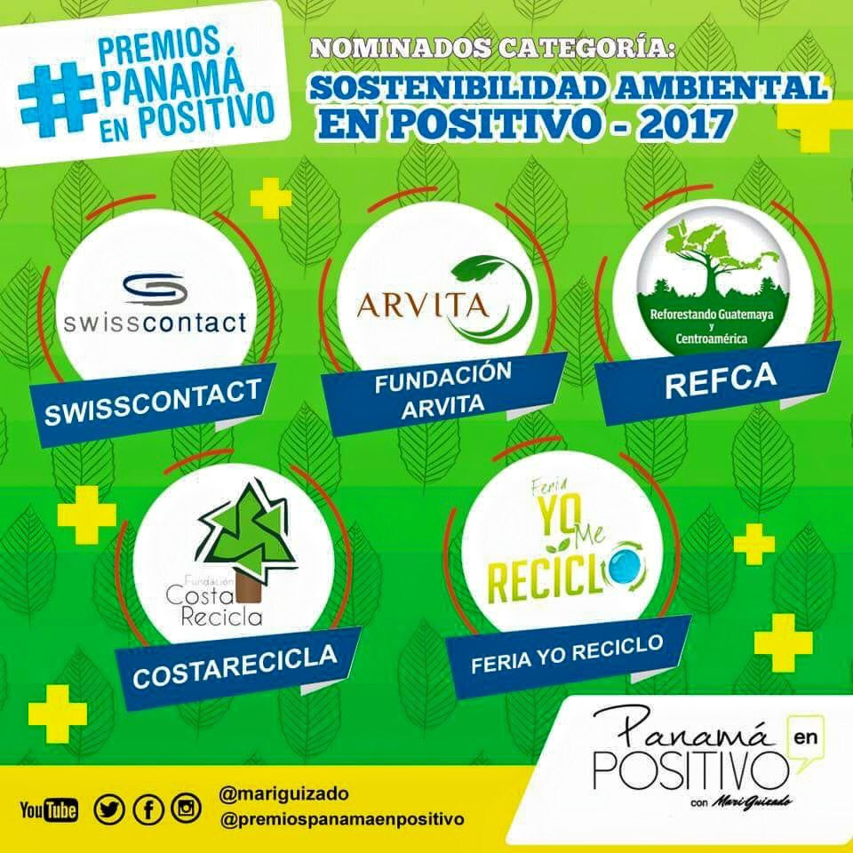 Hoy, Gran Día de la 3era Gala de los #PremiosPanamáenPositivo 
Reforestando Centroamérica, nominada a la Categoría Sostenibilidad Ambiental