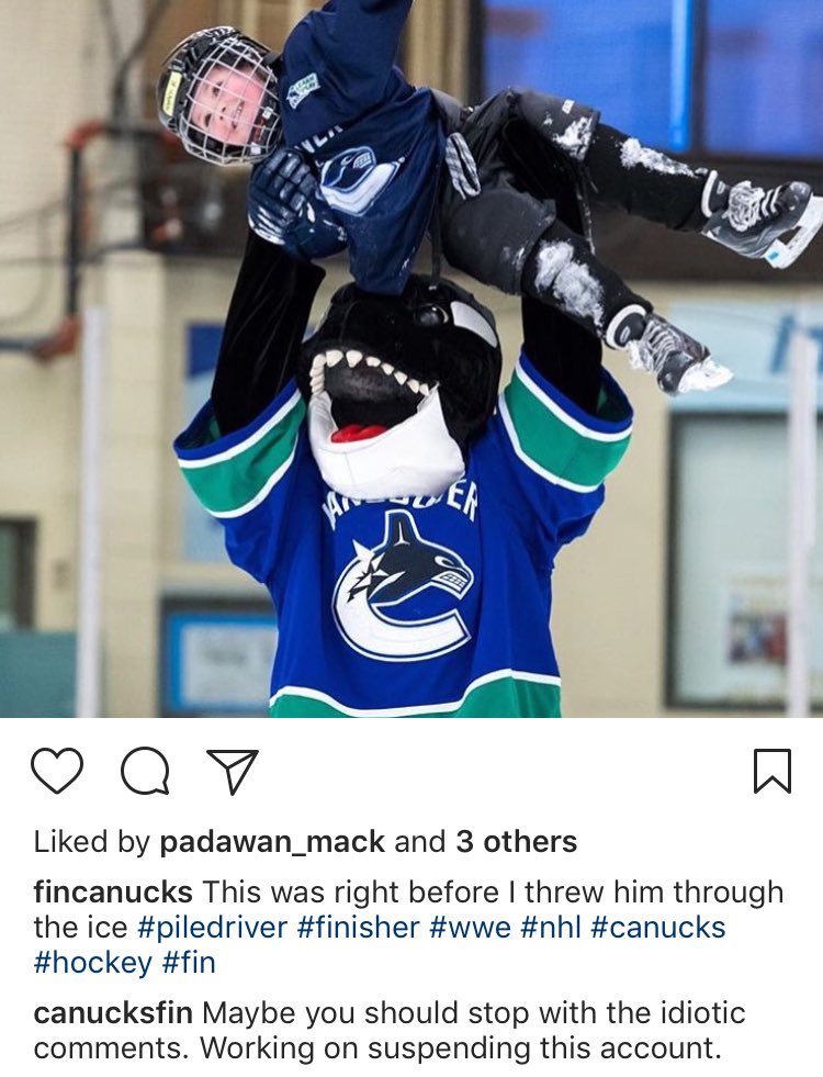 FinCanucks's tweet photo. Yo @CanucksFIN has no chill https://t.co/SP0XBCyFqp